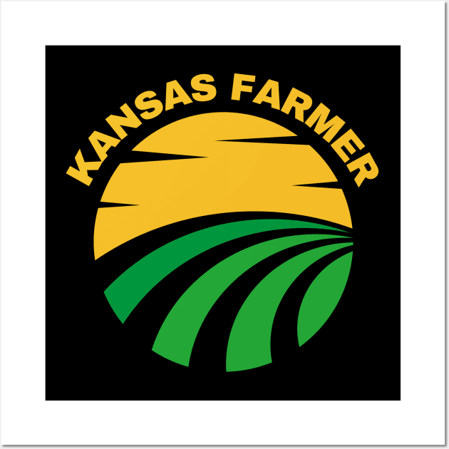 Kansas Farmer Wall Art by MtWoodson